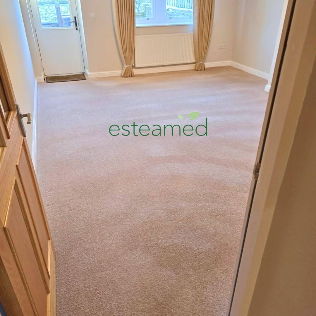 Professional end of tenancy cleaning results in Leeds, Harrogate and Ilkley — spotless carpets and rooms ready for inventory inspection